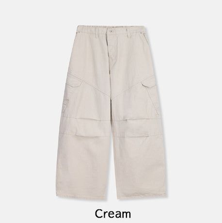 Poneer Cation Parachute Diagonal Cargo Pants