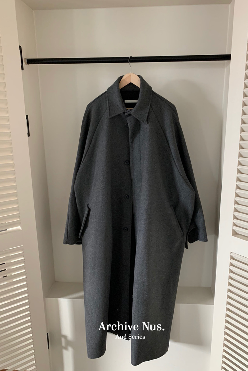 Nus. Wool Grey Coat(2color)