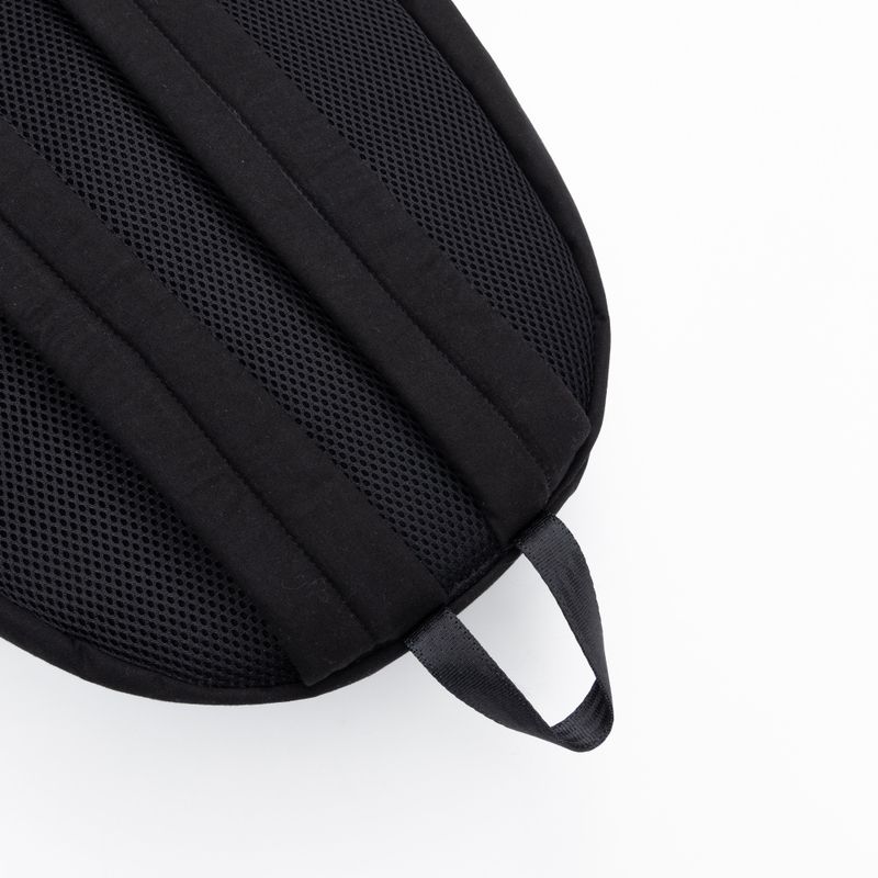 Printed Twill Pocket Backpack (Black)