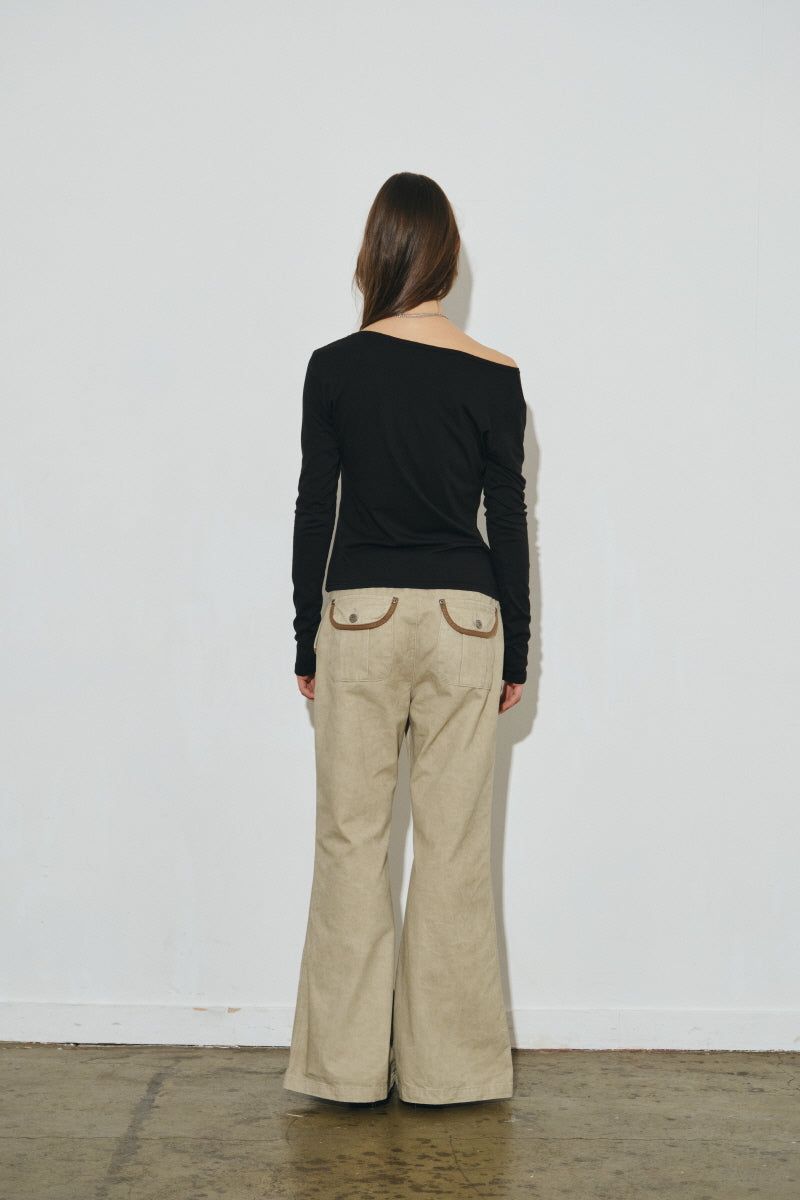 ag コットンパンツ  (beige)