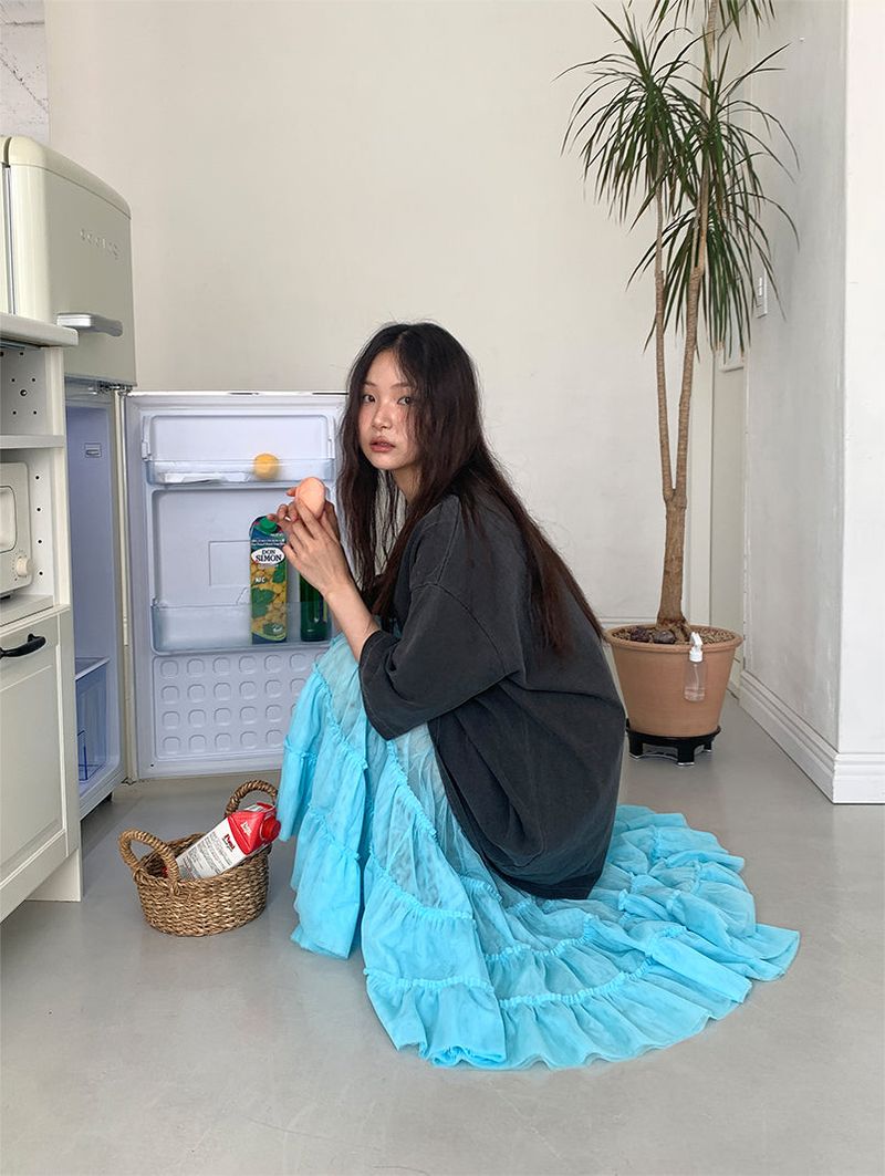 CANCAN LAYERED SKIRT DRESS (3C)
