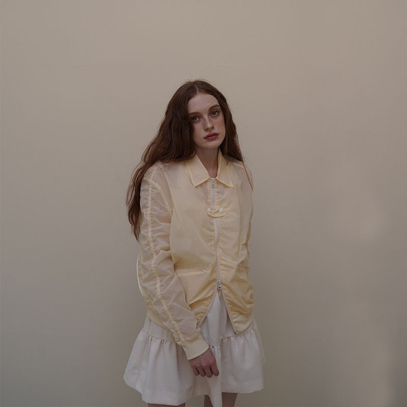 Lime Nylon Shrring Jacket