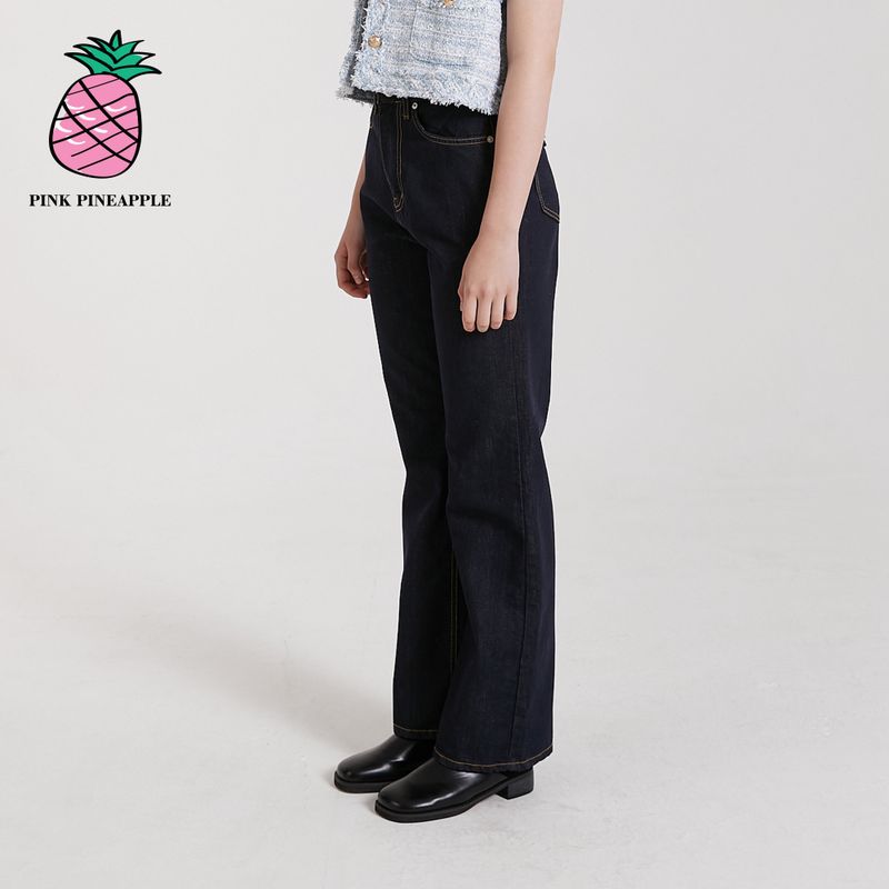 PINK PINEAPPLE（ピンクパイナップル）の「ROW DENIM PANTS（Pants）」