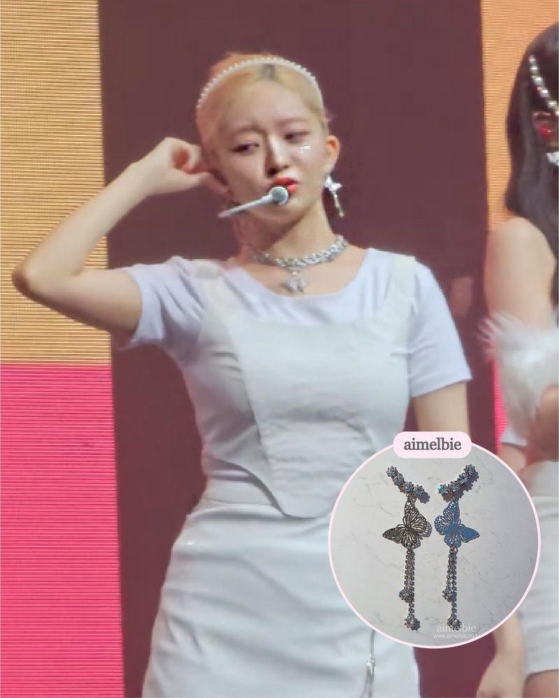  [IVE Rei, Choi Yena Earring] Butterfly Elf Queen Earring