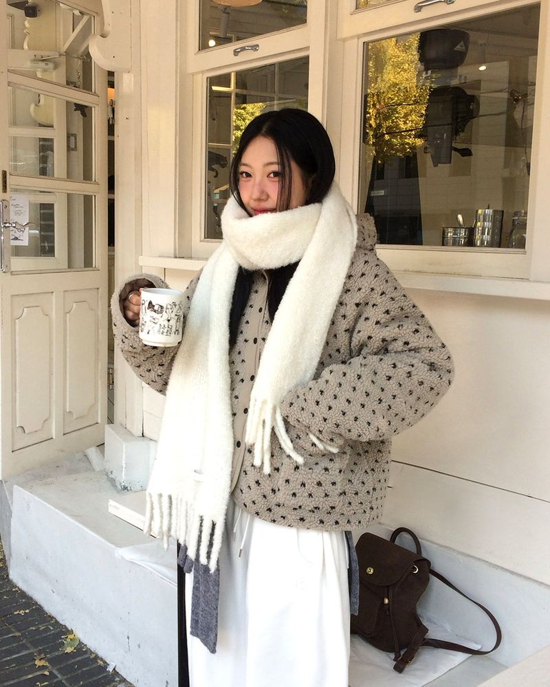 [ORIGINAL] Heart Dot Wool Jumper