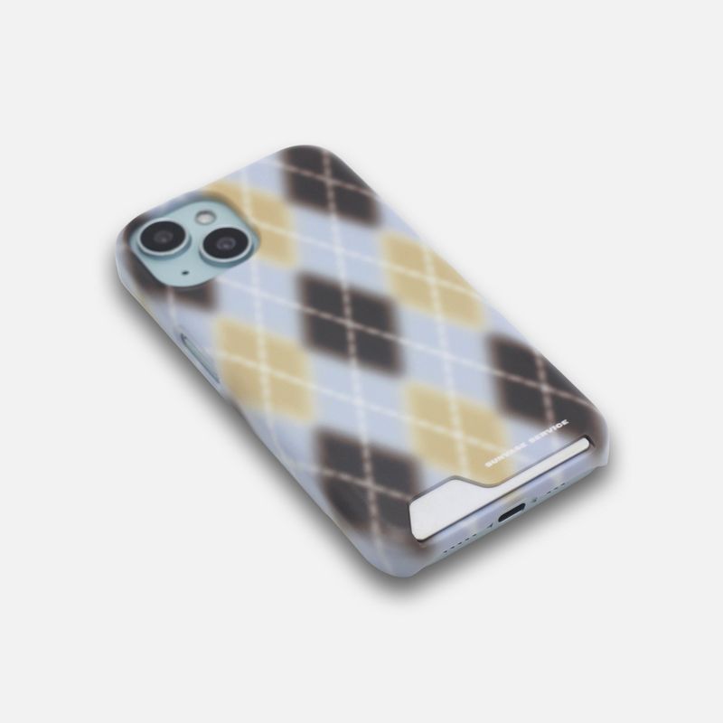 ARGYLE BLUR CASE_SANDY SKY (matte card hard)
