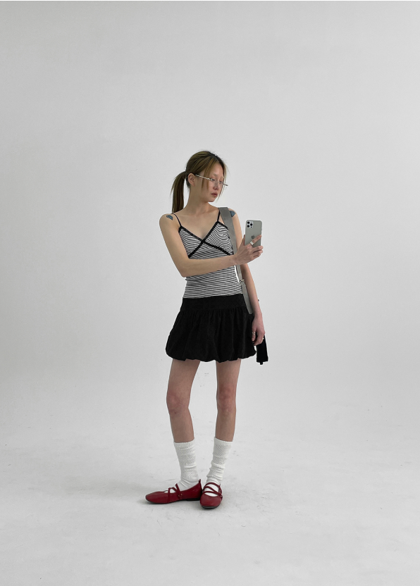 [MADE] Devil Race Balloon Mini Skirt