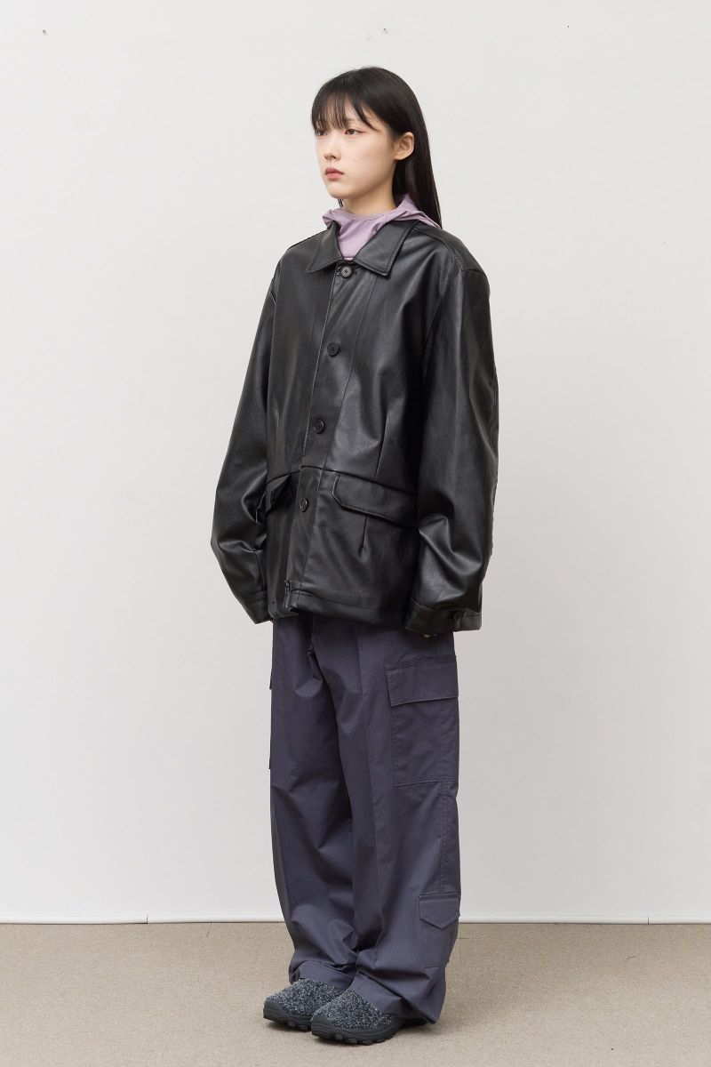 Web Leather Jacket