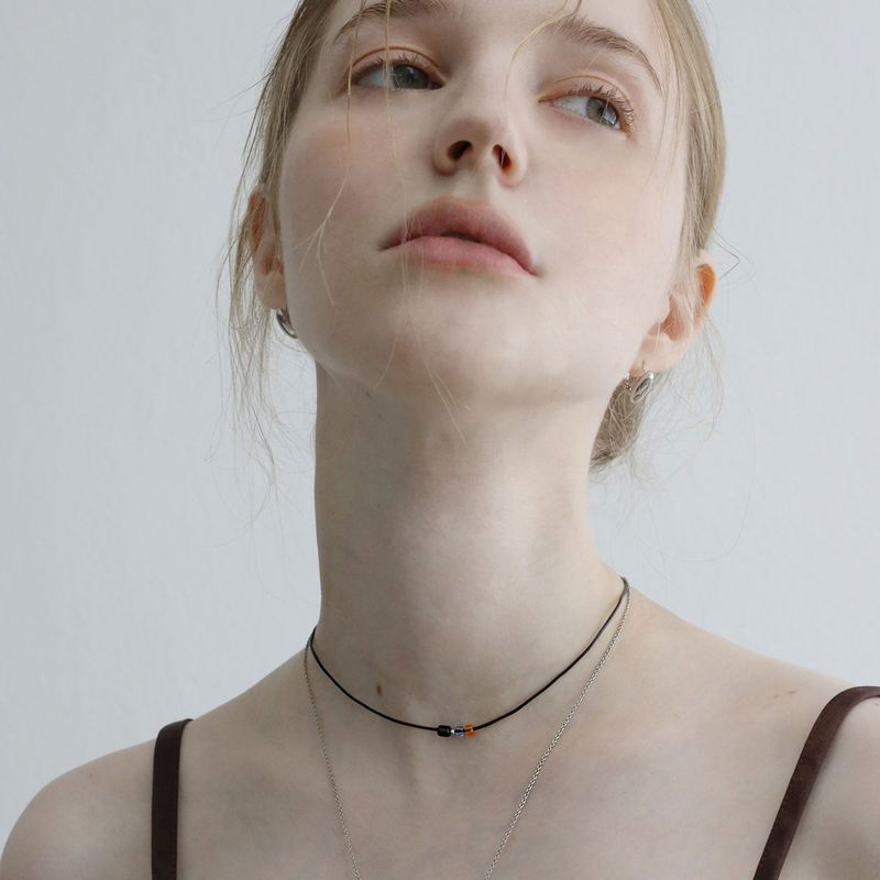 Leather Choker.(5color)