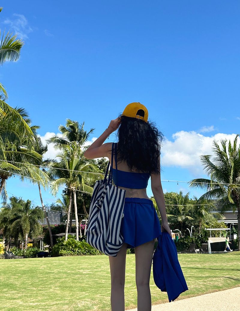 Yellow lettering ball cap