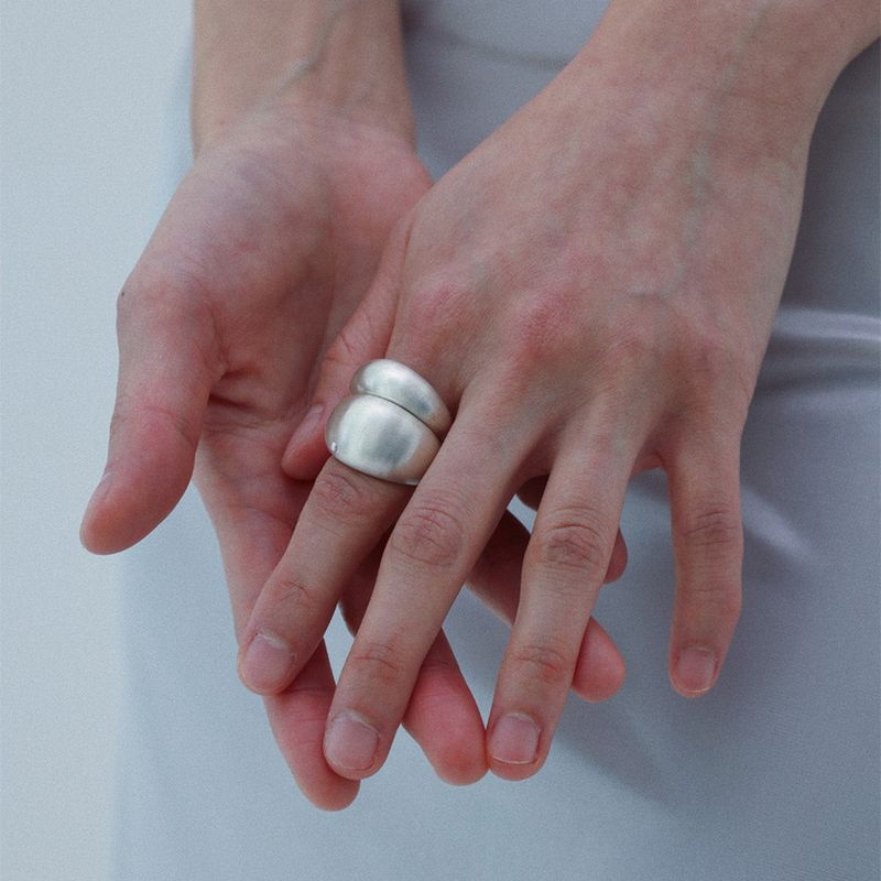 【MADE】 Dot layered ring matt