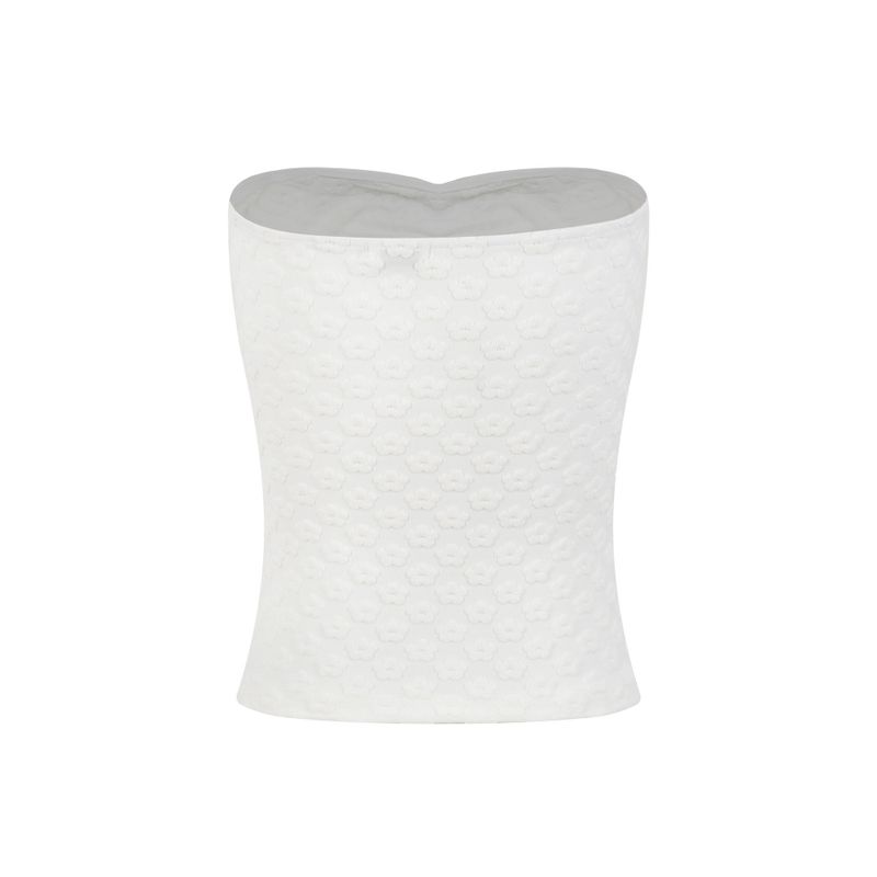 Lumi Embossed Texture Tube Top