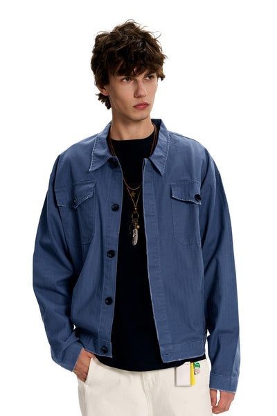 CZ Basicsの「French Blue Shirt Jacket（Jackets/Outerwear）」