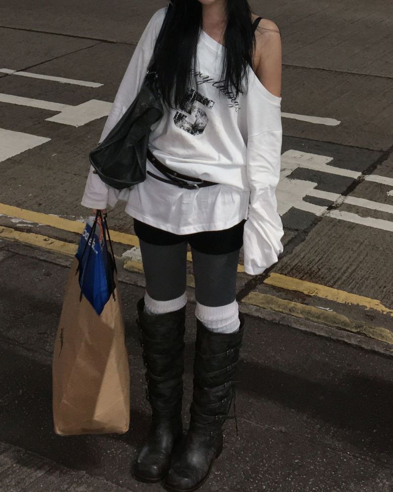 Washing strap long boots