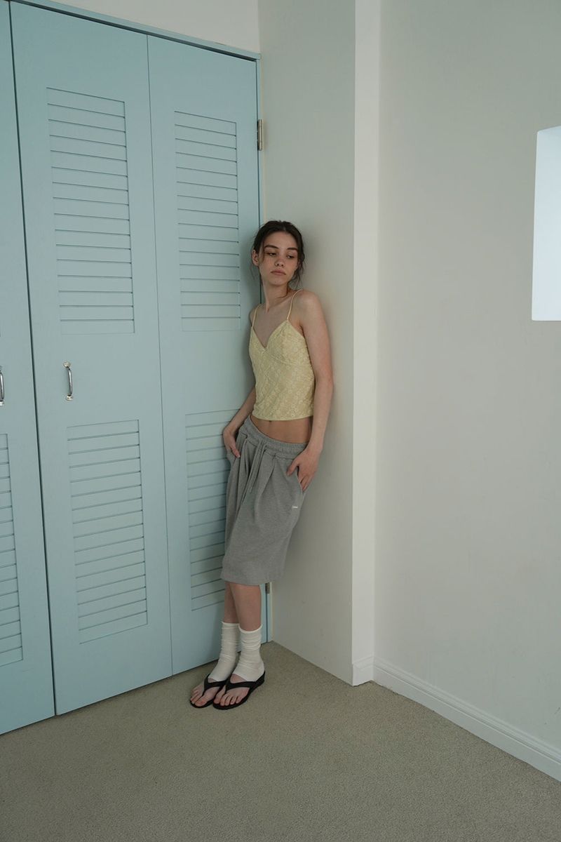 Lace slim sleeveless