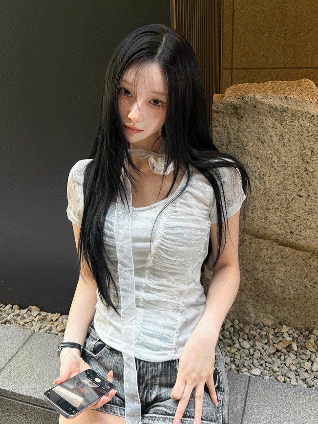 hatsukoshi（ハツコシ）の「Muse Scarf Top（Tops）」