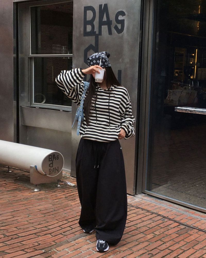 Fiction Stripe Hoodie