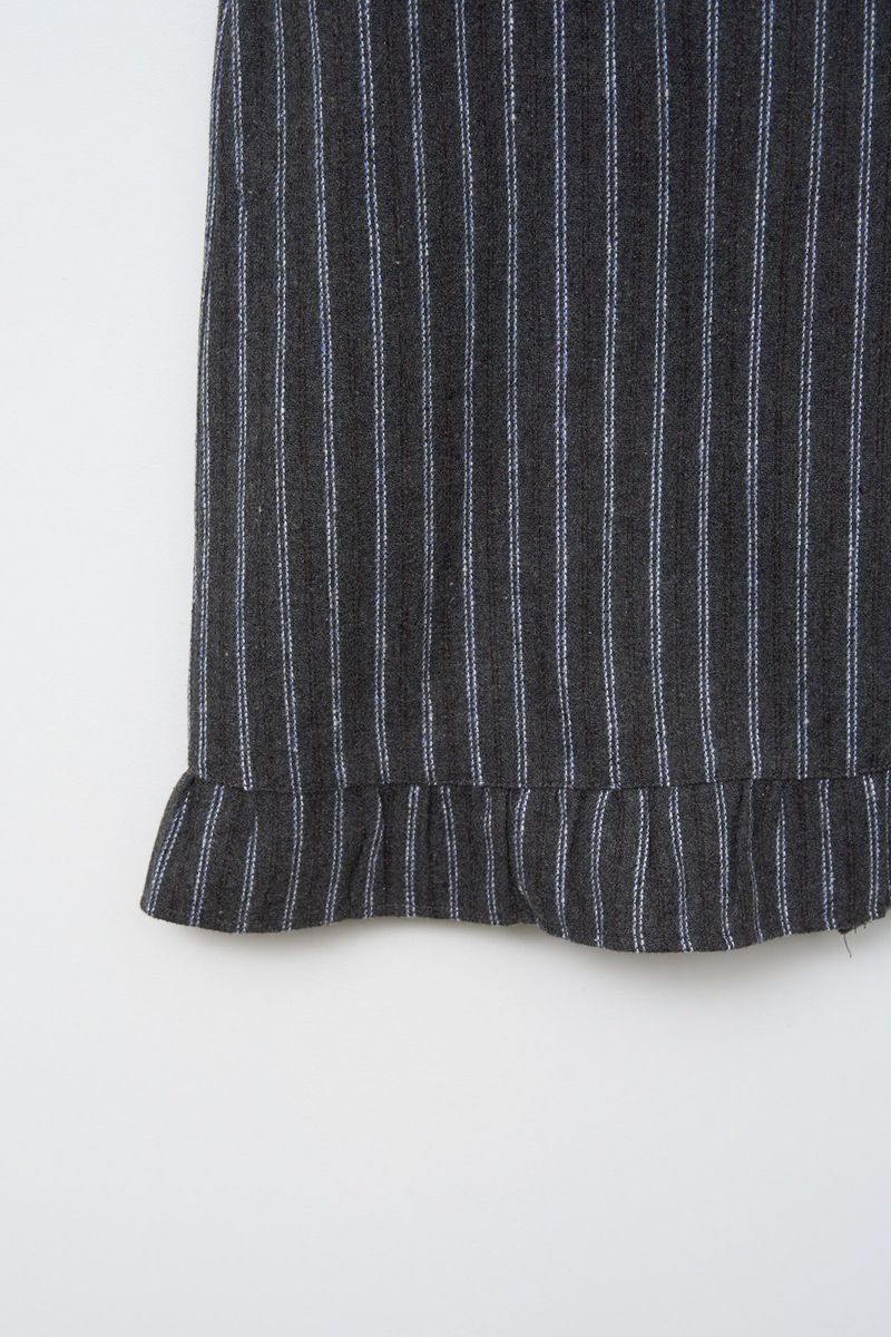 (W) Brid Striped Midi Skirt