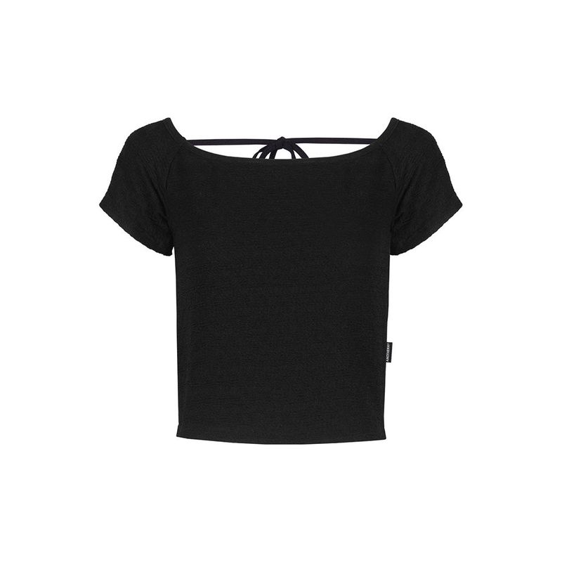 ANOTHERA（アナザーエー）の「SPUARE NECK  BACKLESS RAGLAN TOP_Black（Tops）」
