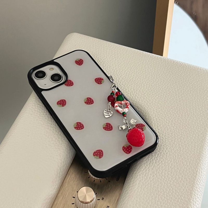 [MADE] strawberry pattern [epoxy bumper case]