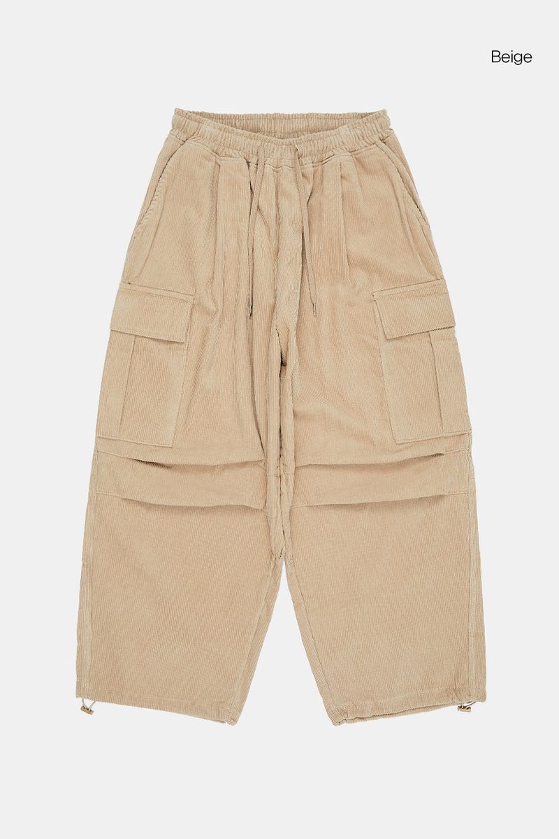 Selfoss corduroy balloon cargo pants