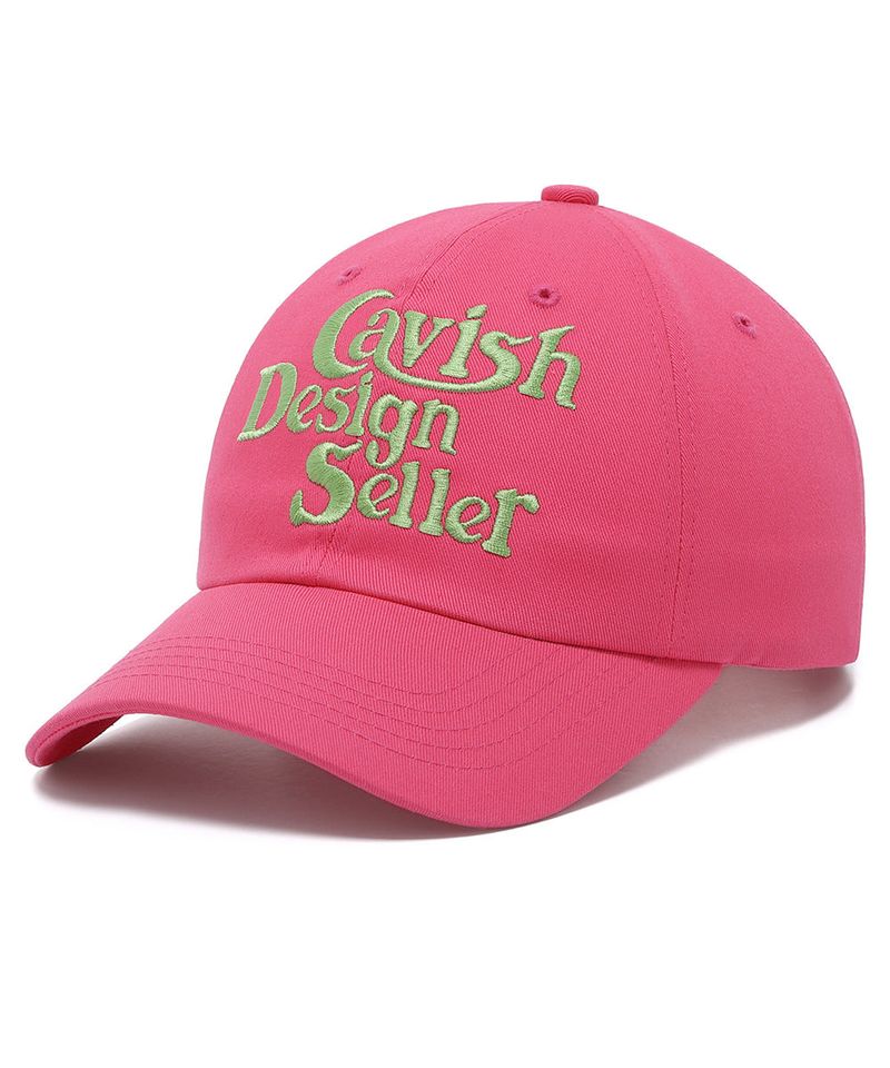 cavish（カビシ）の「BIG SELLER LOGO BALL CAP PINK(CV2DSUAB20A)（Hats）」