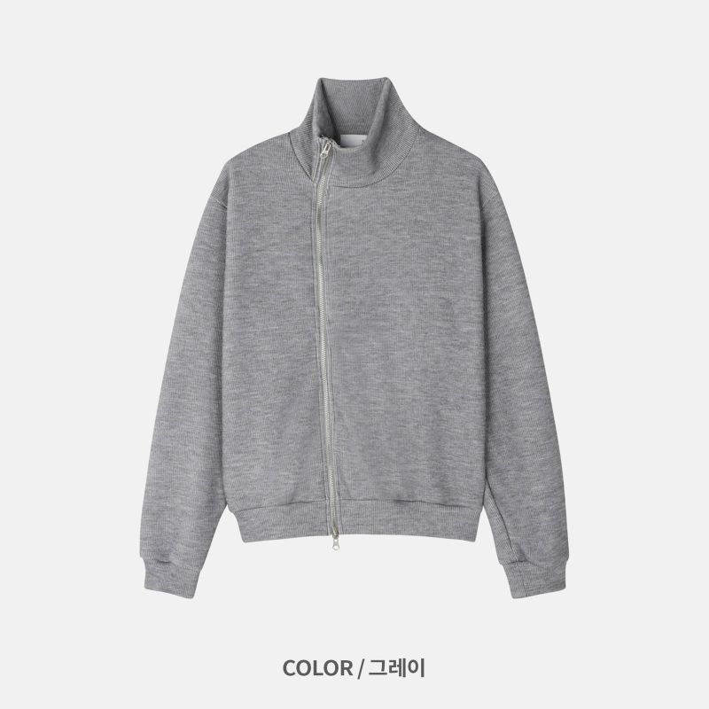 Moore Side Knitted Zip Up