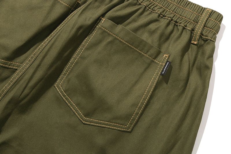 BALLOON COTTON PANTS_KHAKI