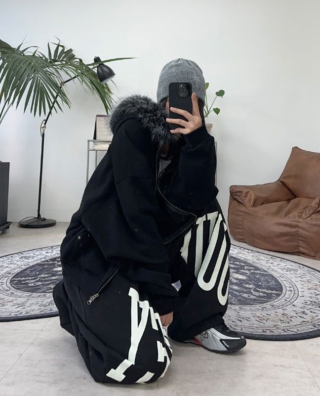 Journey Brushed Lettering Pants