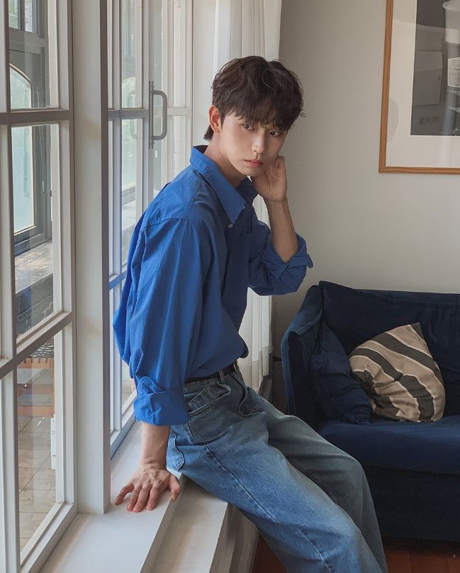 Konen Cotton Basic Long Sleeve Shirt