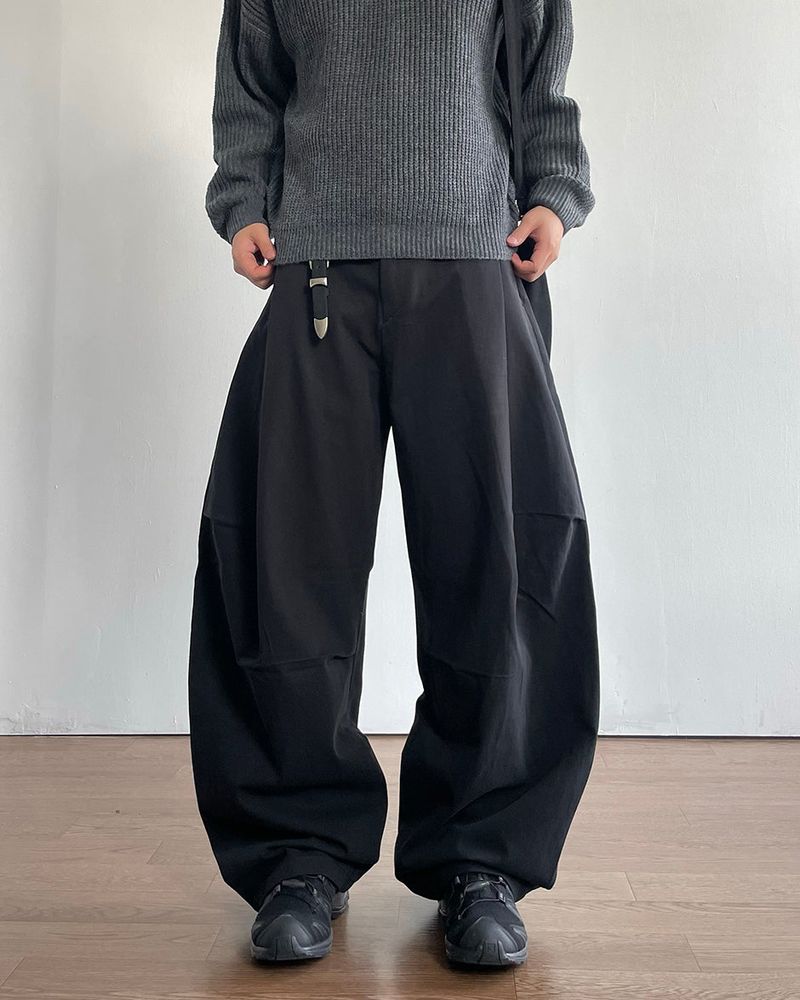 Tony Curved Cotton Pants