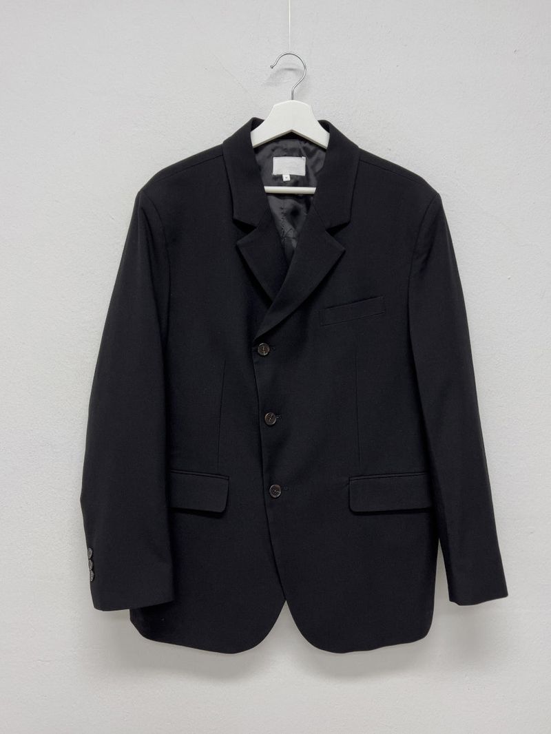 [unisex] Curved 3Button Over Fit Blazer Jacket