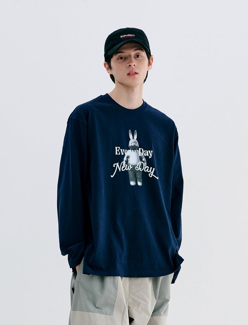 3D EVERY DAY RABBIT LONG SLEEVE