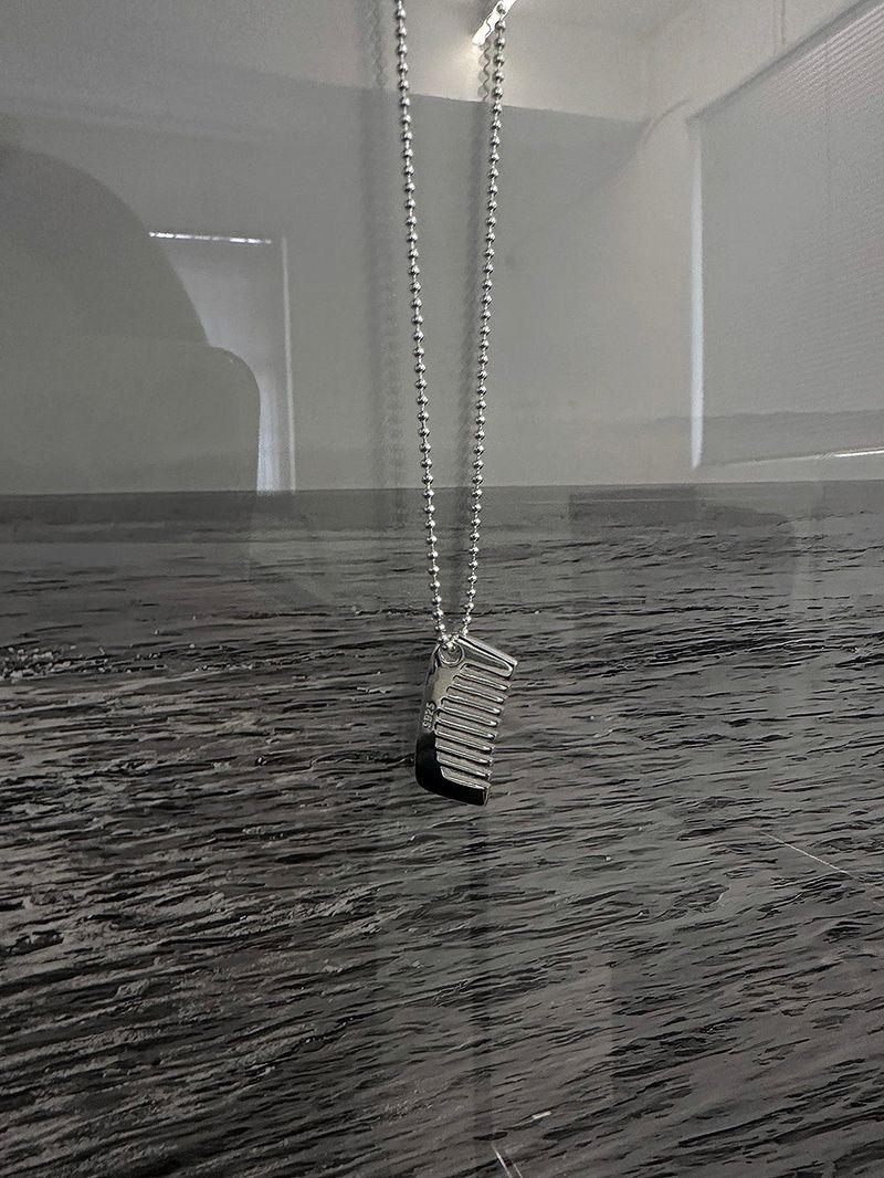  [925silver] Comb necklace