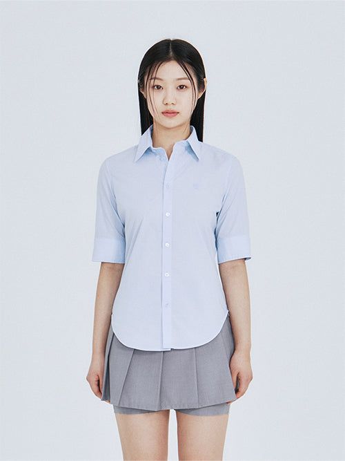 Not your rose（ノットユアローズ）の「Sophie shirts (Blue)（Tops）」