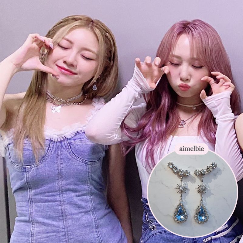 [IVE Liz Earring] Stellar Elf Earring - Light Sapphire