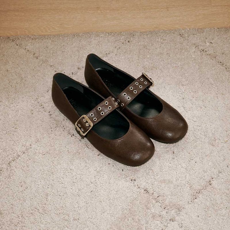 Eyelet Strap Maryjane - 3color