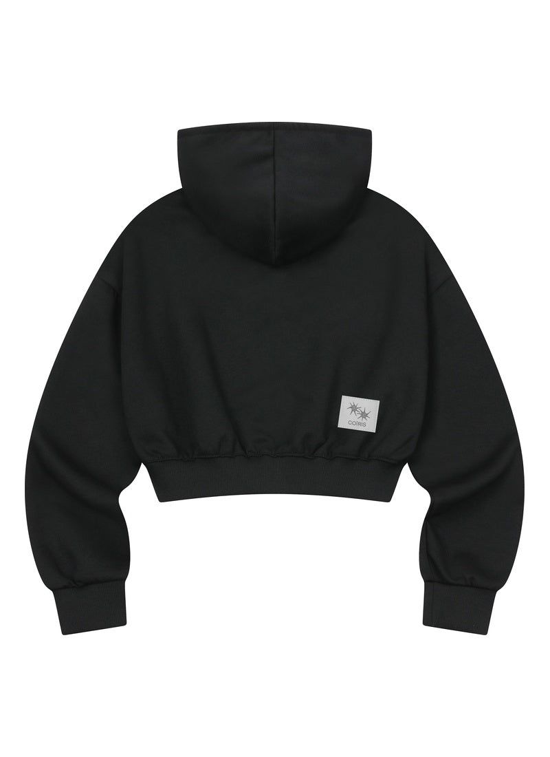 ASTO CROP HOOD ZIP-UP (2COLOR)