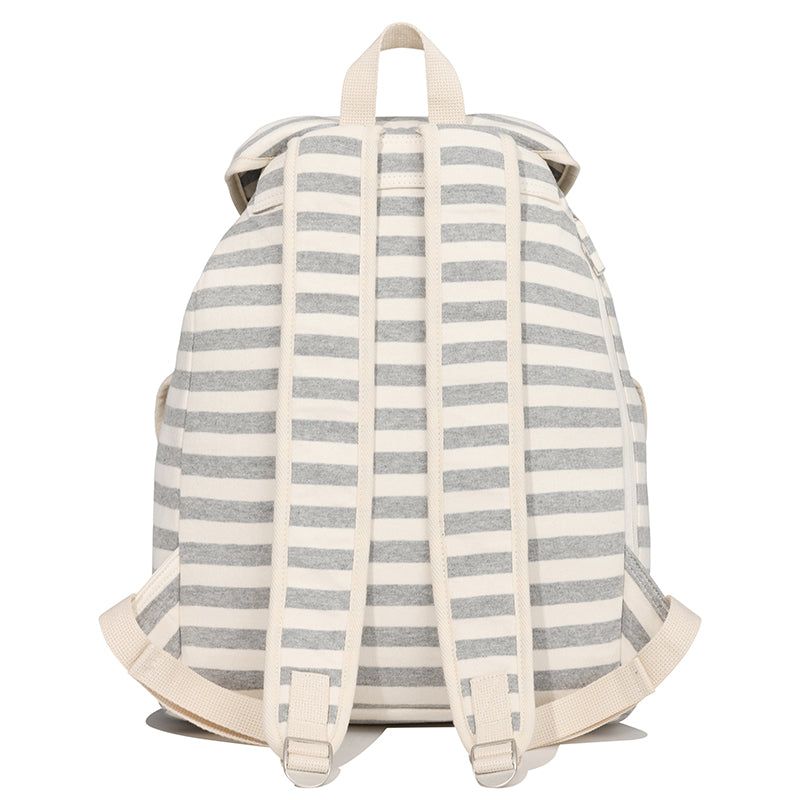 STRIPE PATTERN BACKPACK [IVORY]