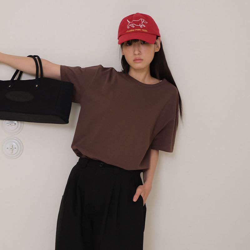 Brown Basic T-Shirt