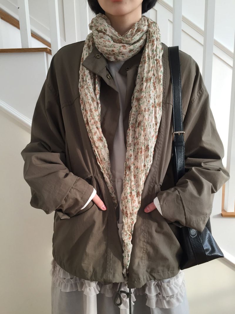 Petal Ringkle Muffler (2color)