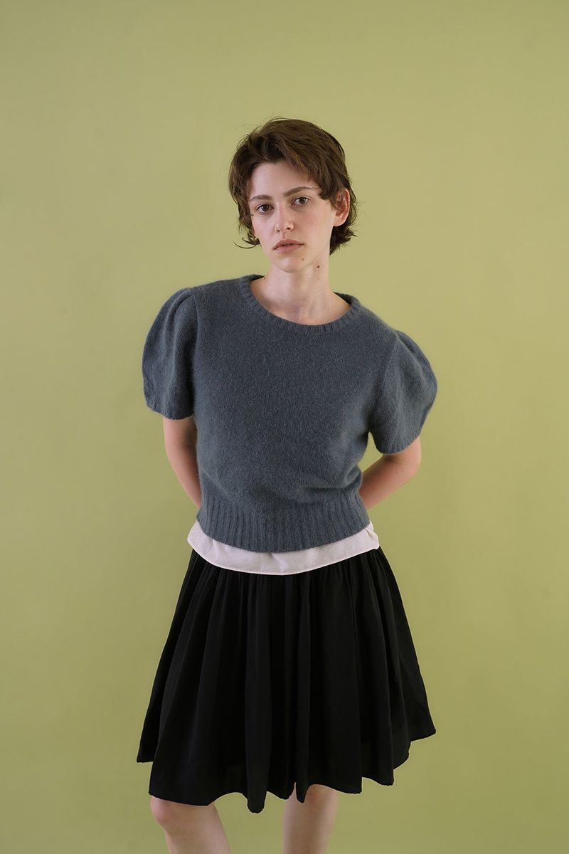 Sleek tensel skirt_black