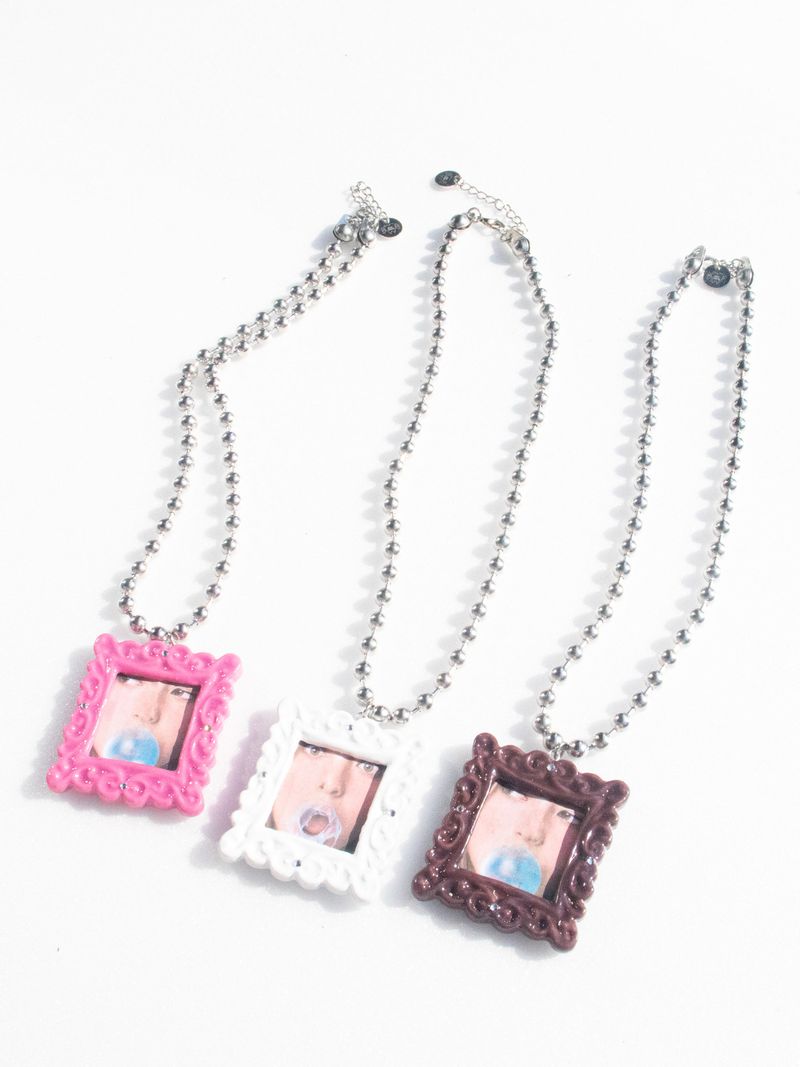 バブルメモリーネックレス (3colors)