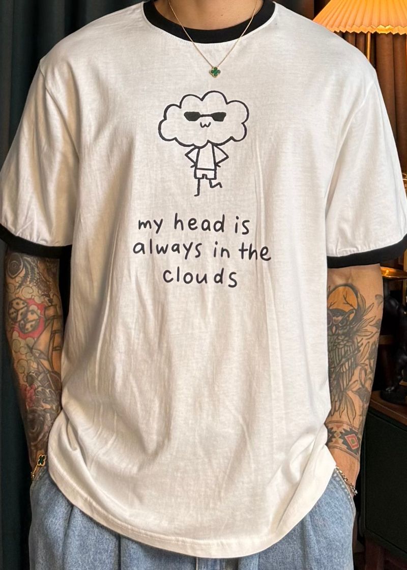 Cloud Ringer Loose Fit Short Sleeve 2COLOR