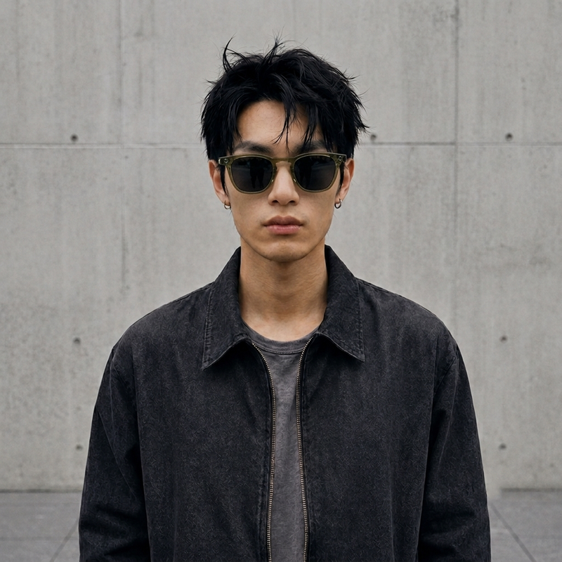 FADE MEET（フェードミート）の「オリーブ クリアサングラス（ファッション小物）」