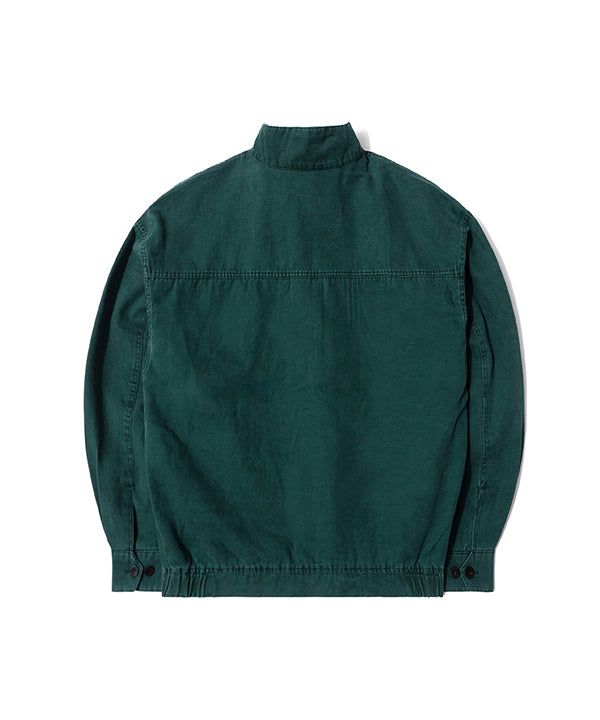 MF Washed Oxford Harrington Jacket (Dark Green)