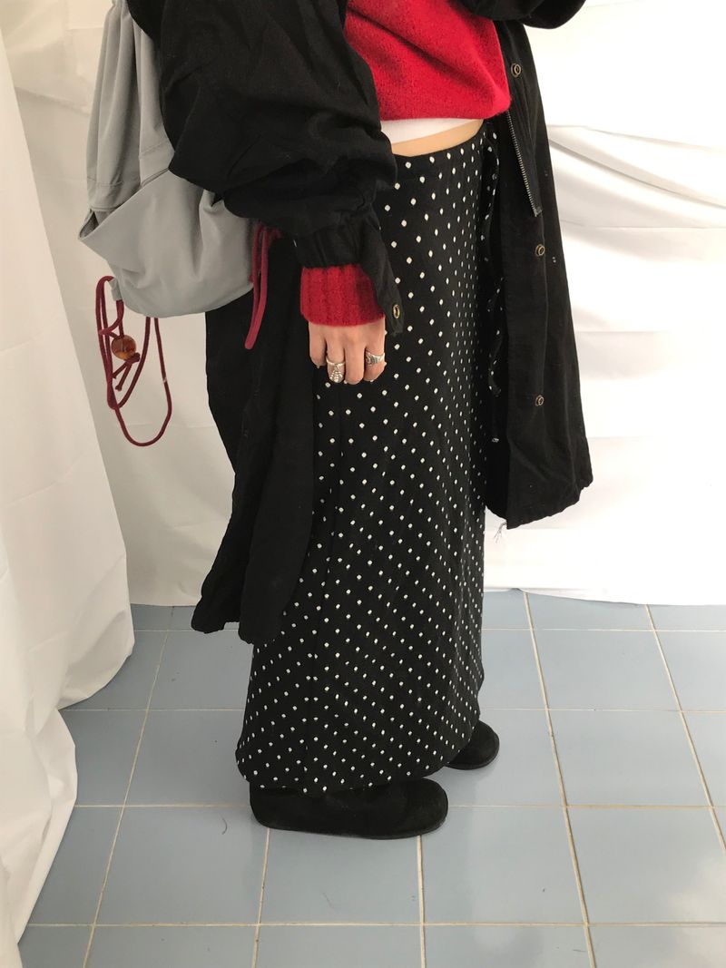 mode dot flow skirt
