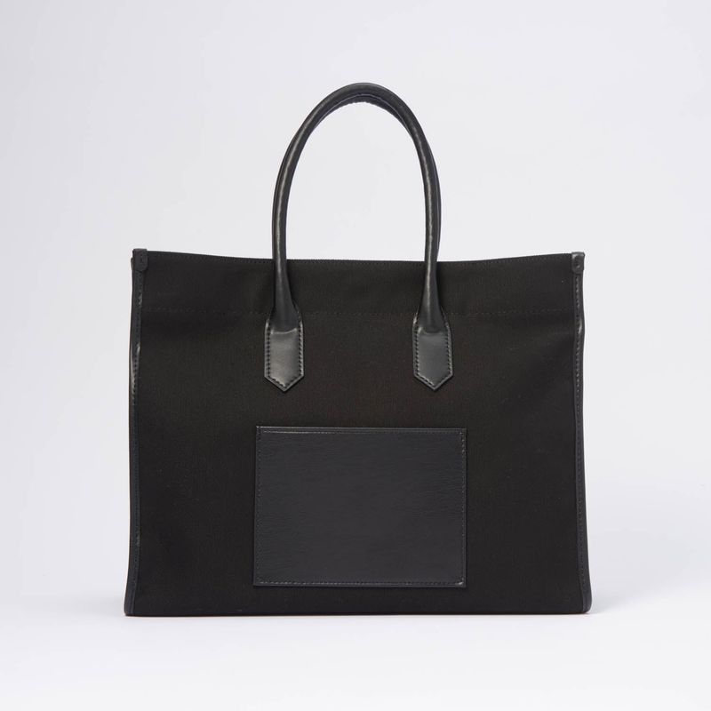 Apple Leather&OrganicCotton Tote bag