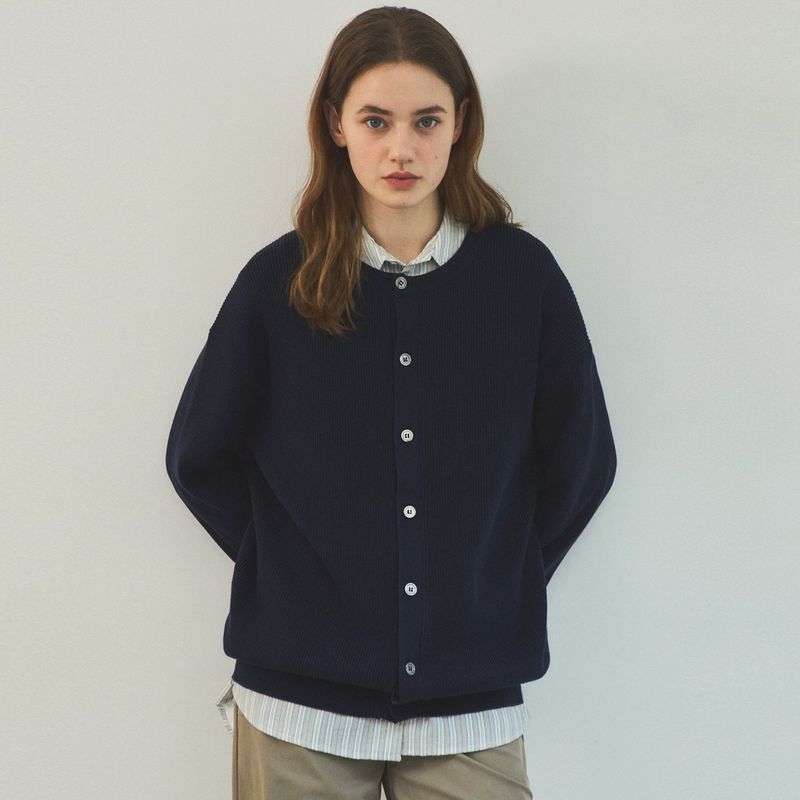 Always Soft Round Knit Cardigan_5Color