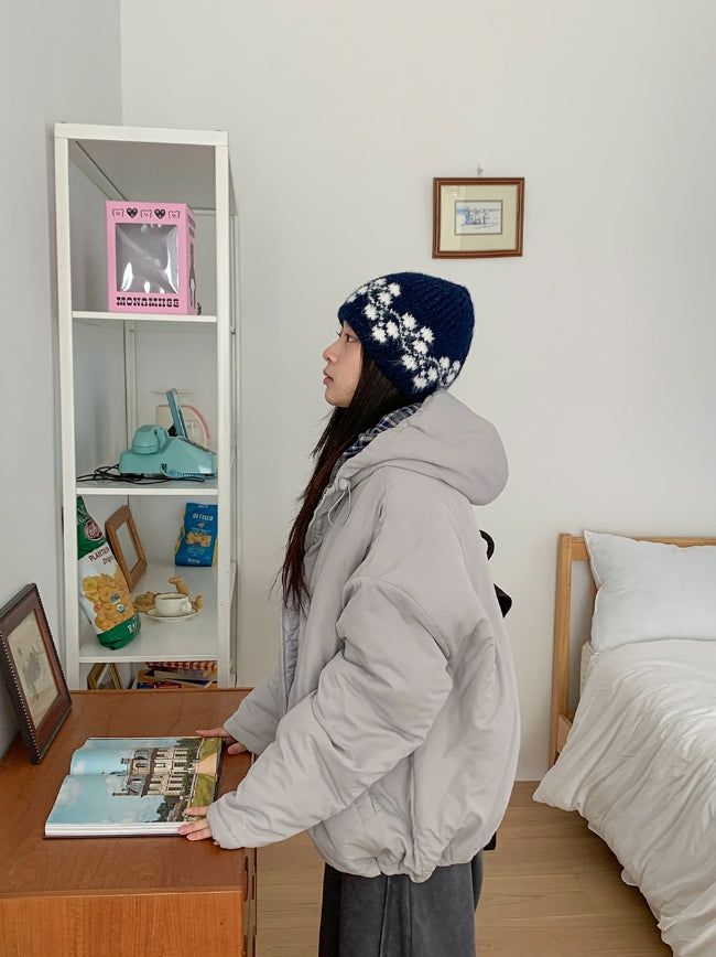 Tont Hairy Knit Beanie